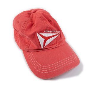 VINEYARD VINES red nautical flag adjustable hat